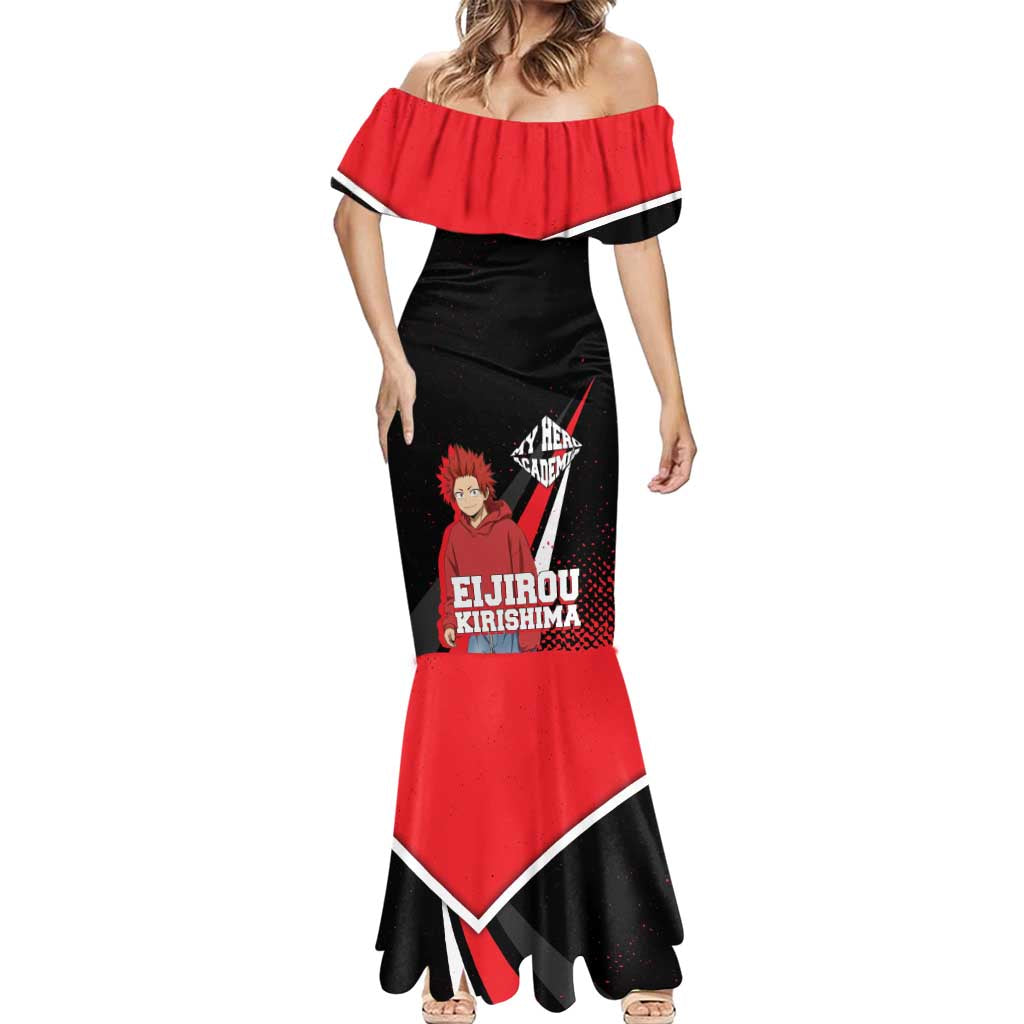 Eijirou Kirishima My Hero Academia Mermaid Dress Bold Comic-Inspired Anime Style