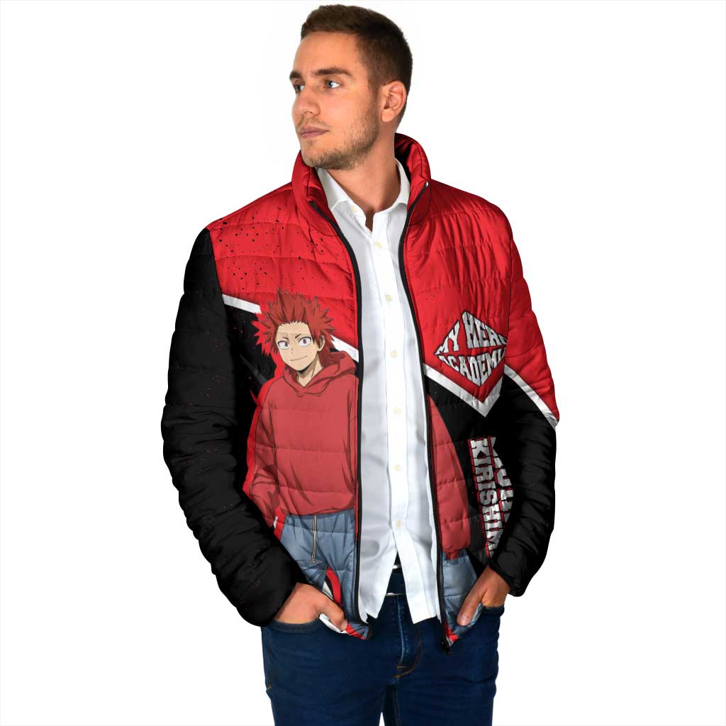 Eijirou Kirishima My Hero Academia Padded Jacket Bold Comic-Inspired Anime Style