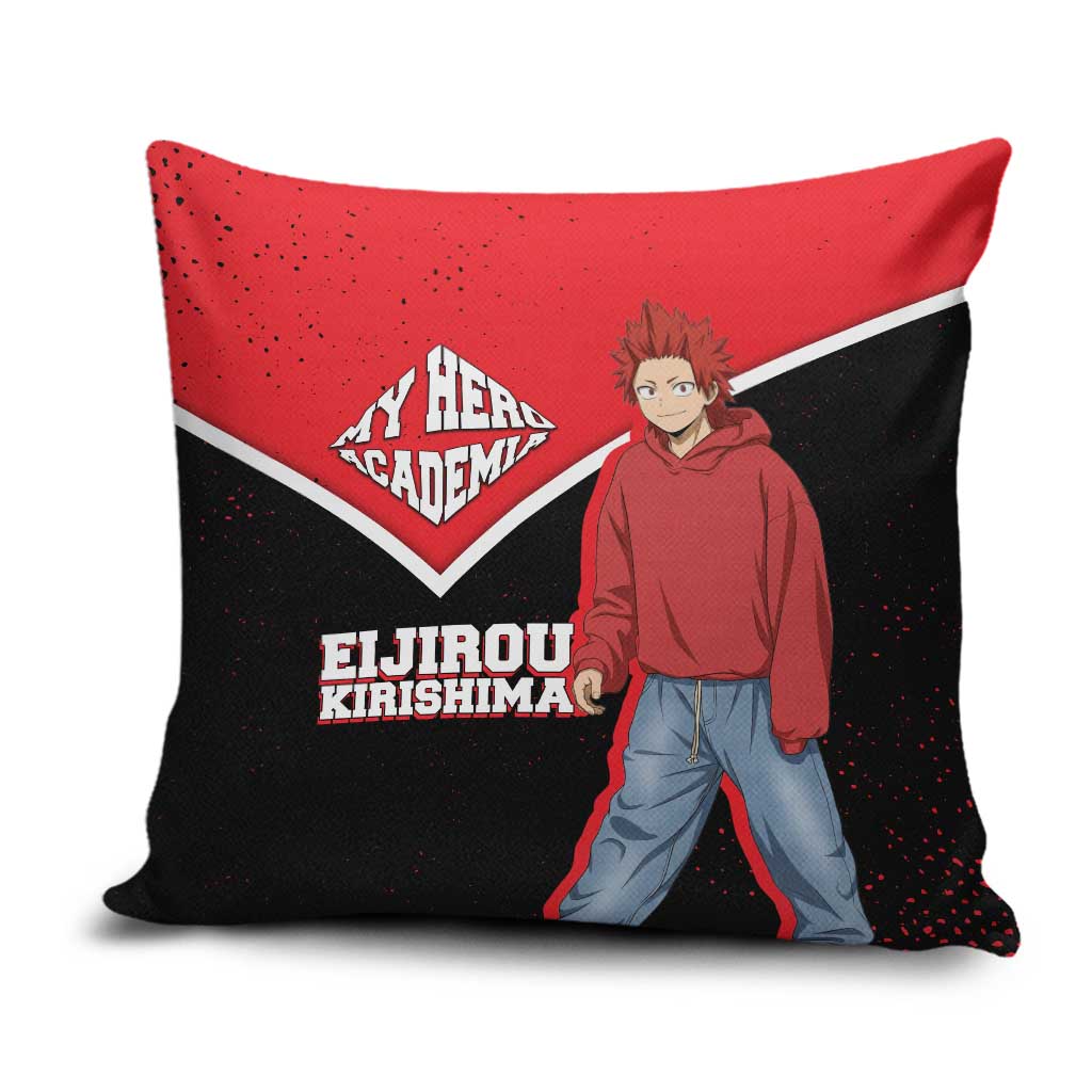 Eijirou Kirishima My Hero Academia Pillow Cover Bold Comic-Inspired Anime Style