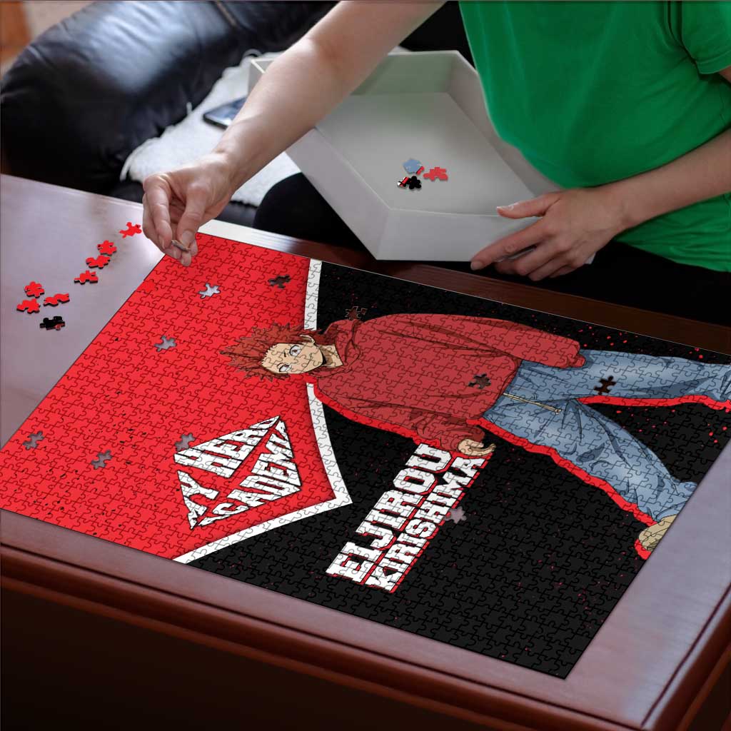 Eijirou Kirishima My Hero Academia Puzzle Bold Comic-Inspired Anime Style