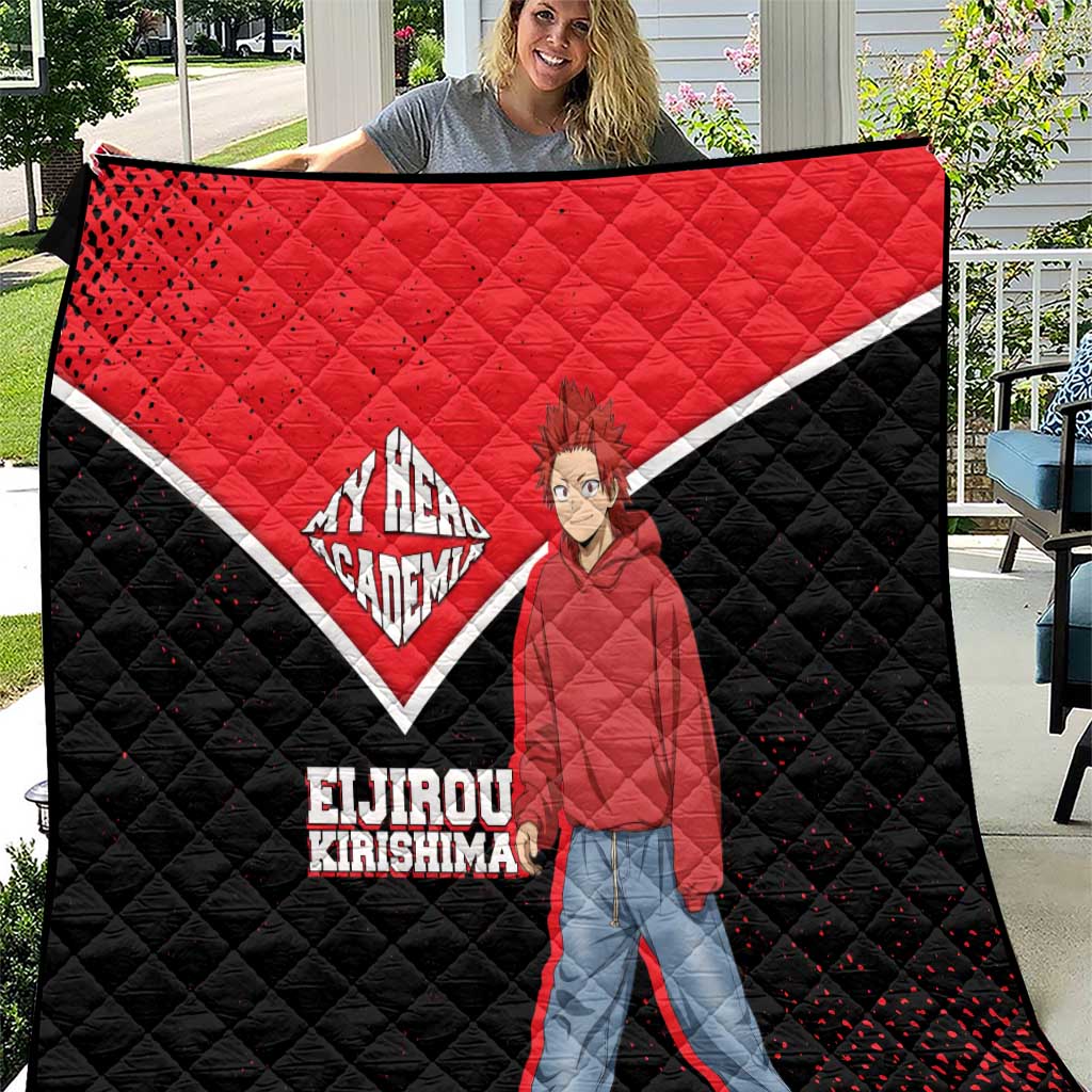 Eijirou Kirishima My Hero Academia Quilt Bold Comic-Inspired Anime Style