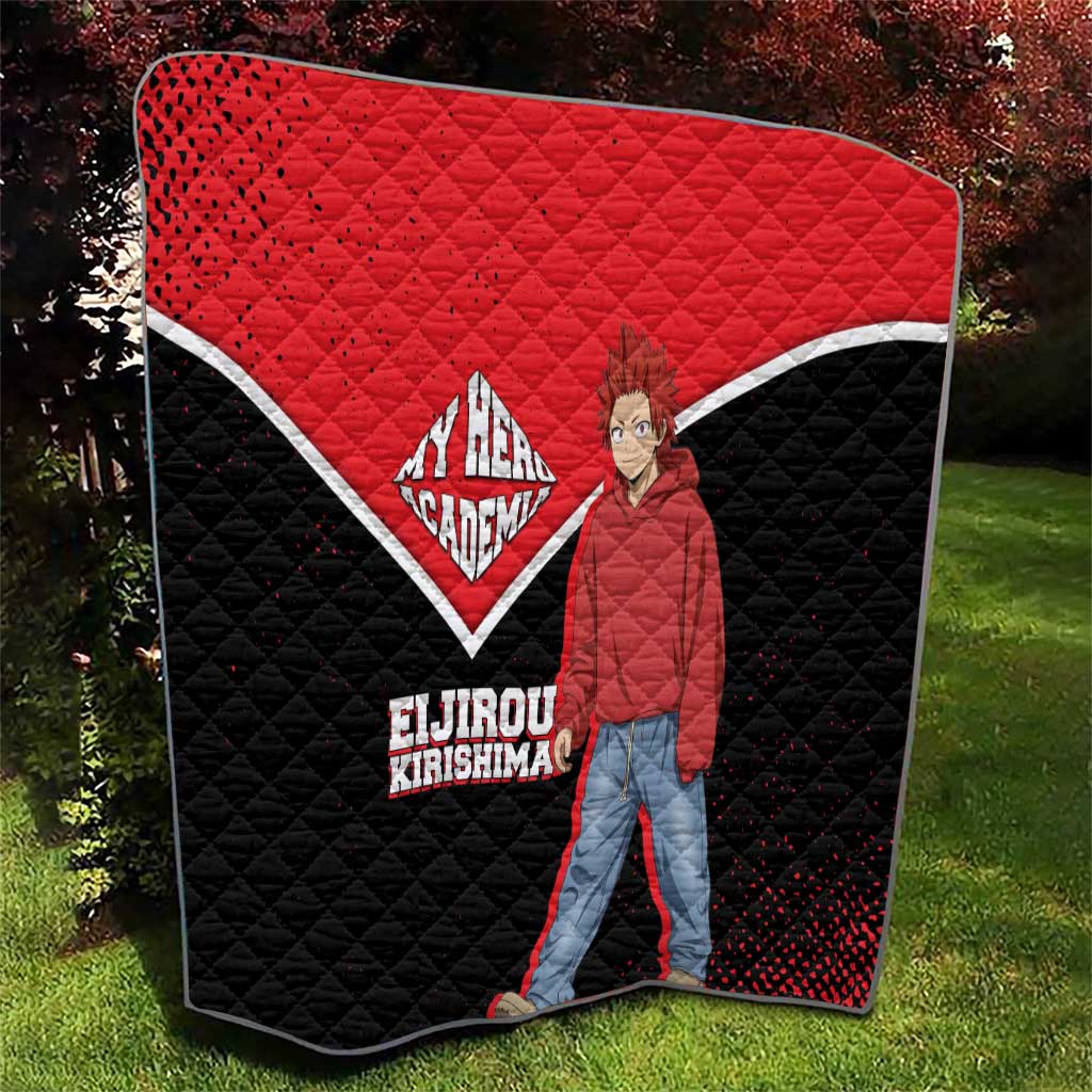 Eijirou Kirishima My Hero Academia Quilt Bold Comic-Inspired Anime Style