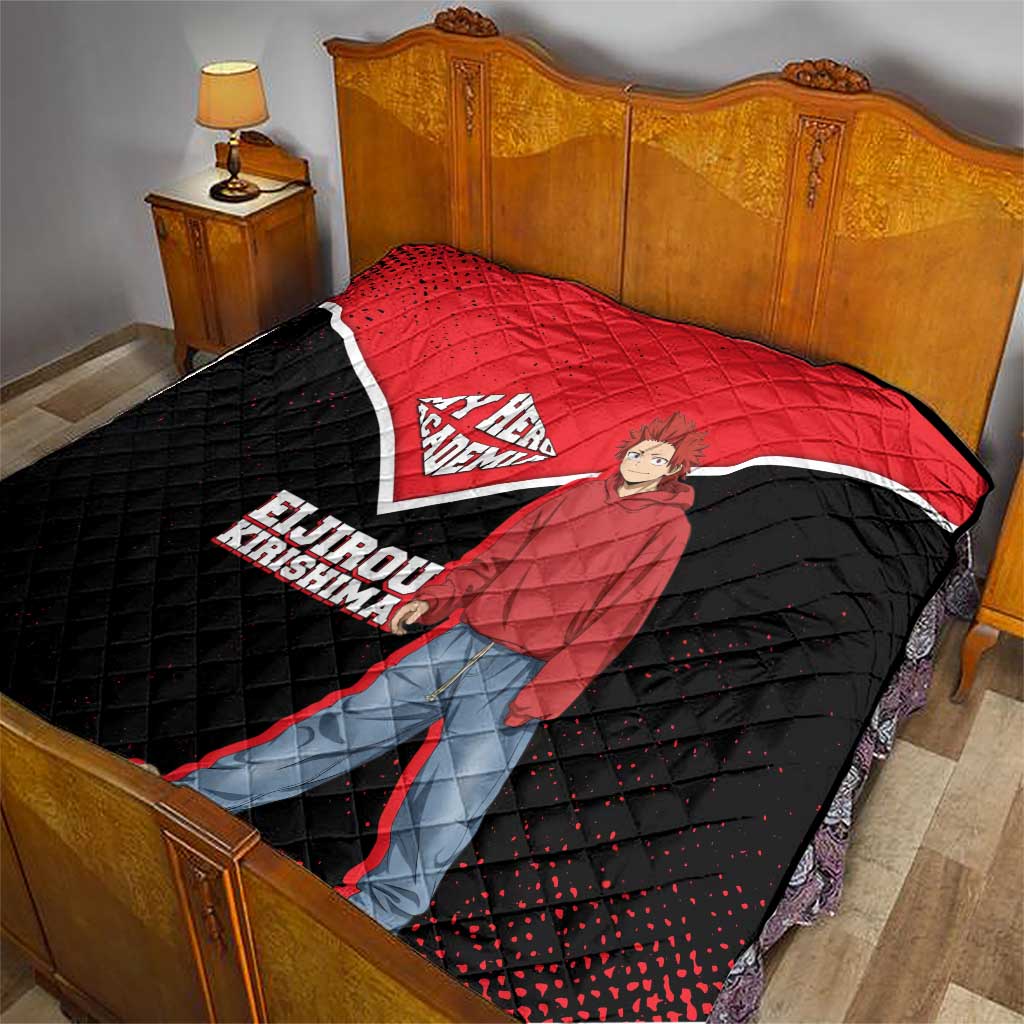 Eijirou Kirishima My Hero Academia Quilt Bold Comic-Inspired Anime Style