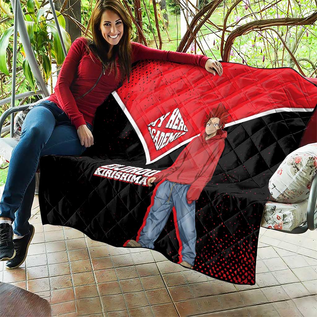 Eijirou Kirishima My Hero Academia Quilt Bold Comic-Inspired Anime Style