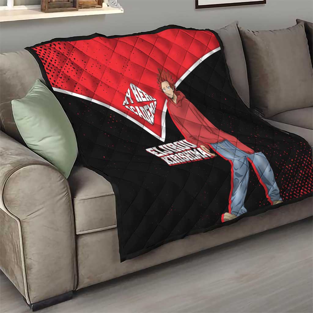 Eijirou Kirishima My Hero Academia Quilt Bold Comic-Inspired Anime Style