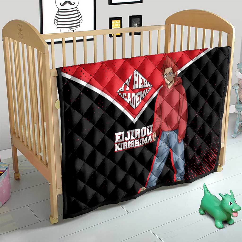 Eijirou Kirishima My Hero Academia Quilt Bold Comic-Inspired Anime Style