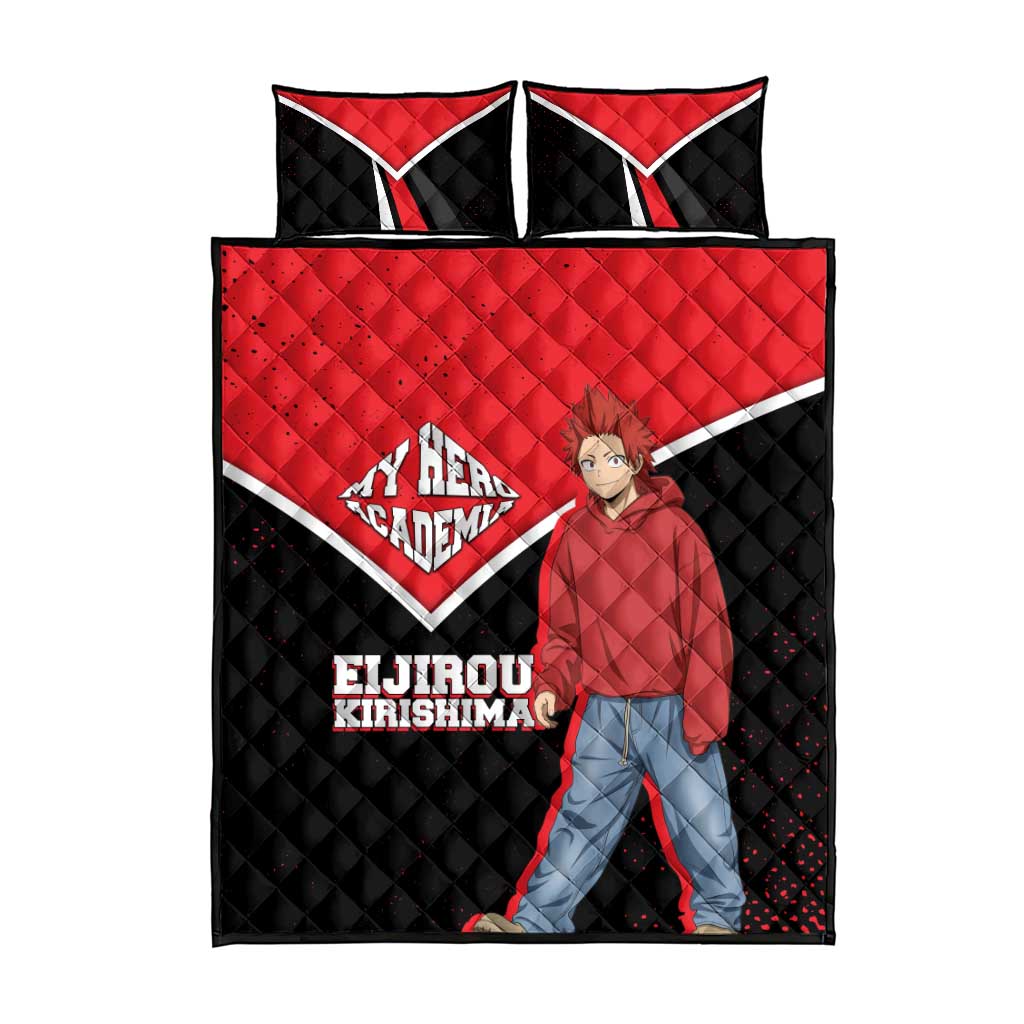 Eijirou Kirishima My Hero Academia Quilt Bed Set Bold Comic-Inspired Anime Style