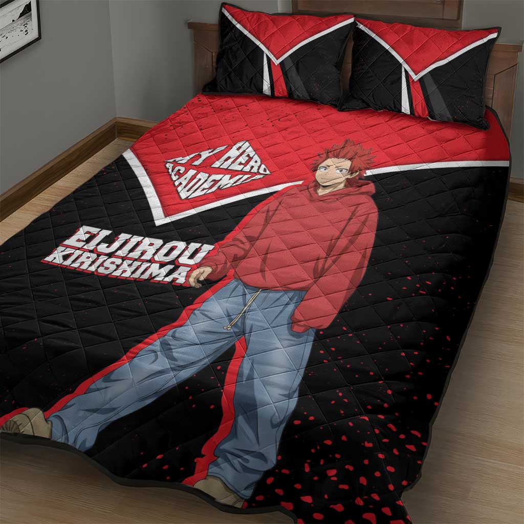 Eijirou Kirishima My Hero Academia Quilt Bed Set Bold Comic-Inspired Anime Style