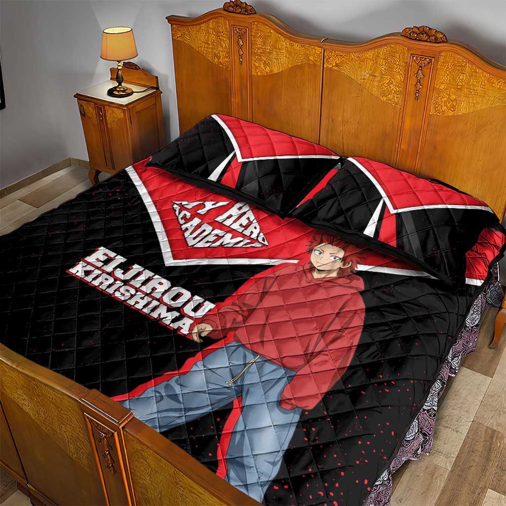 Eijirou Kirishima My Hero Academia Quilt Bed Set Bold Comic-Inspired Anime Style