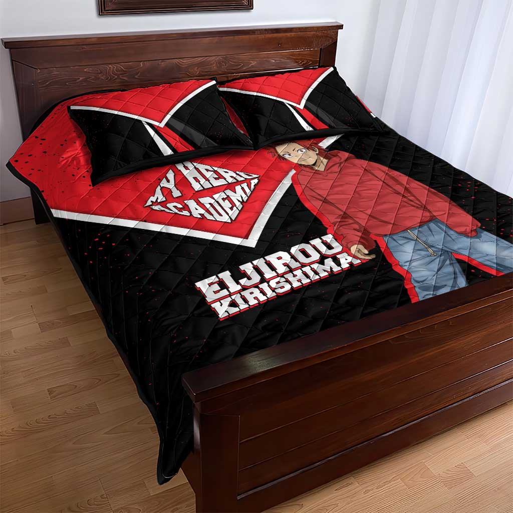Eijirou Kirishima My Hero Academia Quilt Bed Set Bold Comic-Inspired Anime Style