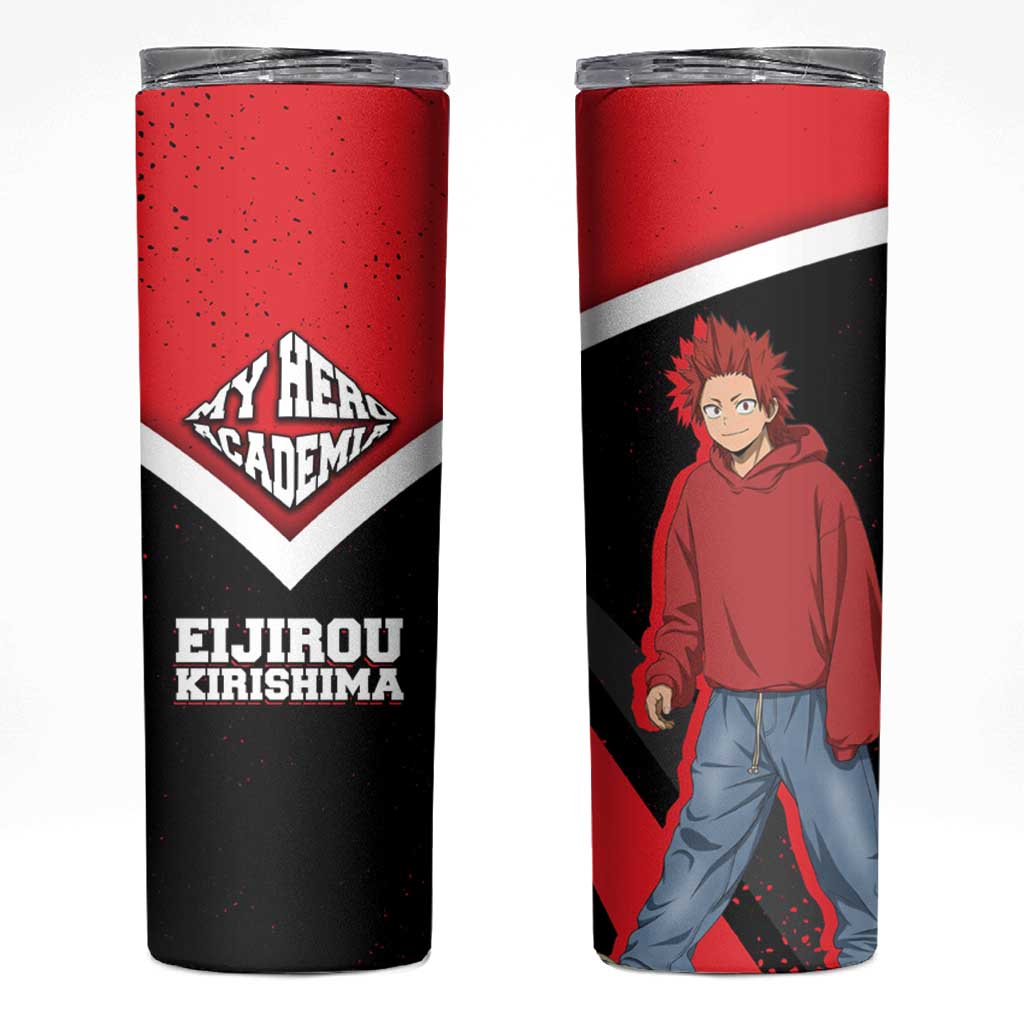 Eijirou Kirishima My Hero Academia Skinny Tumbler Bold Comic-Inspired Anime Style