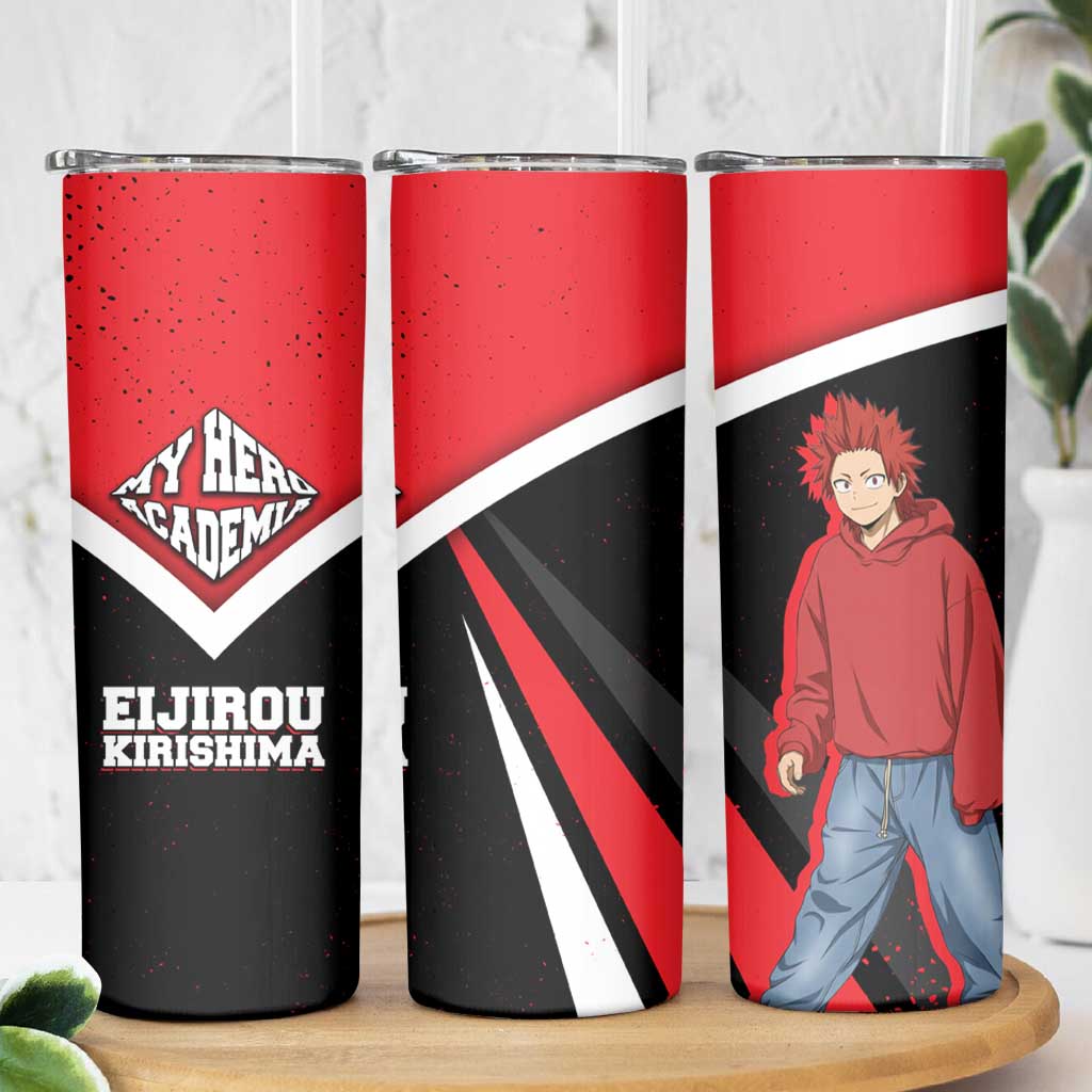 Eijirou Kirishima My Hero Academia Skinny Tumbler Bold Comic-Inspired Anime Style