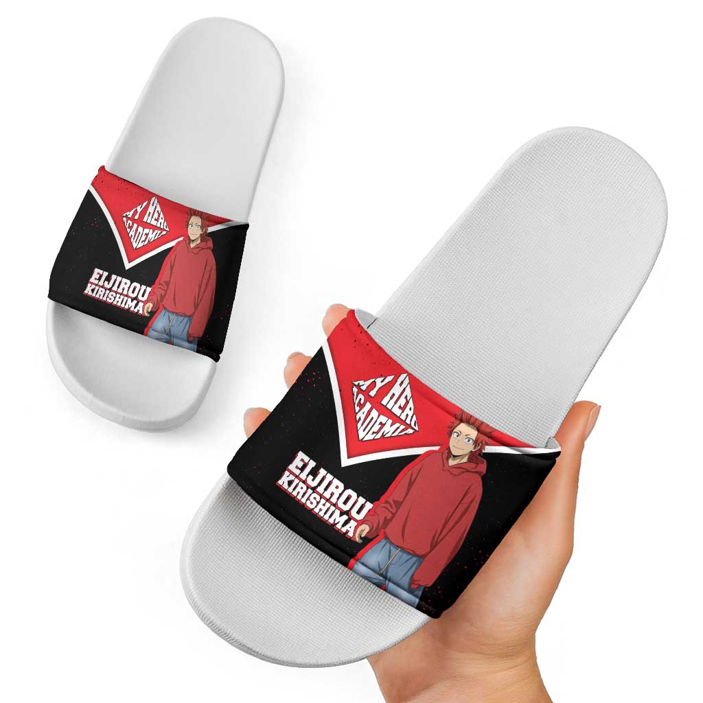 Eijirou Kirishima My Hero Academia Slide Sandals Bold Comic-Inspired Anime Style