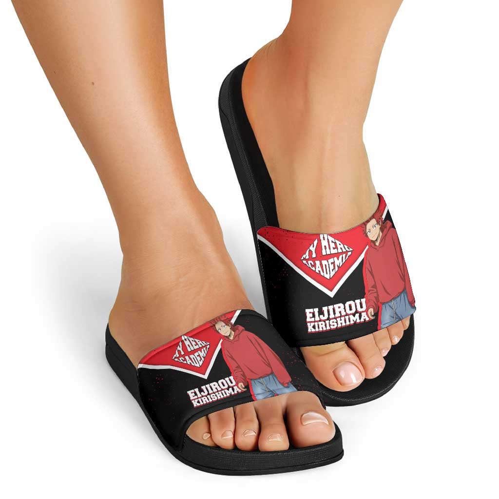 Eijirou Kirishima My Hero Academia Slide Sandals Bold Comic-Inspired Anime Style