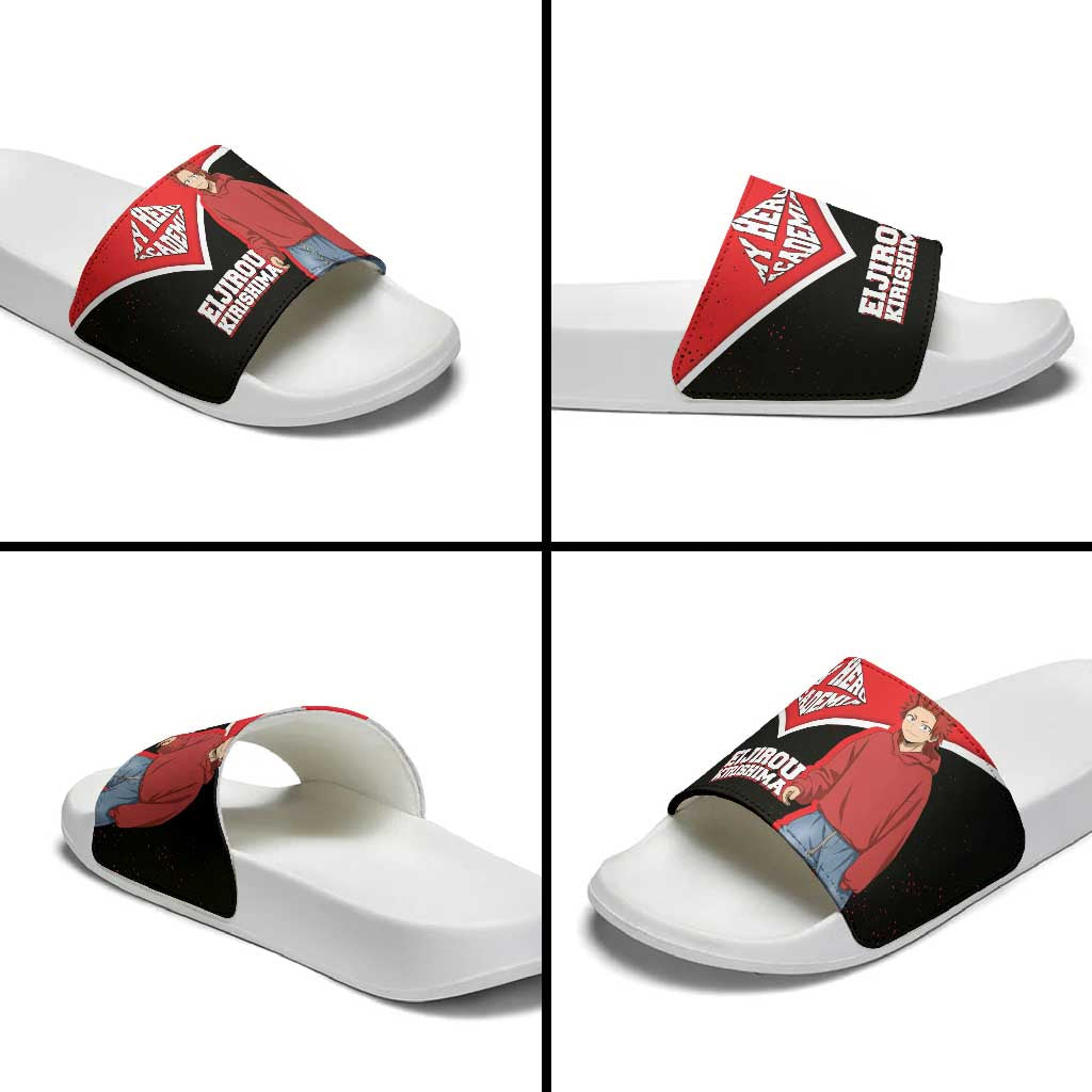 Eijirou Kirishima My Hero Academia Slide Sandals Bold Comic-Inspired Anime Style