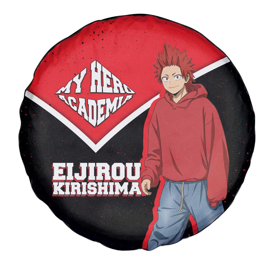 Eijirou Kirishima My Hero Academia Spare Tire Cover Bold Comic-Inspired Anime Style