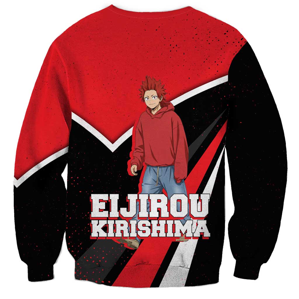 Eijirou Kirishima My Hero Academia Sweatshirt Bold Comic-Inspired Anime Style
