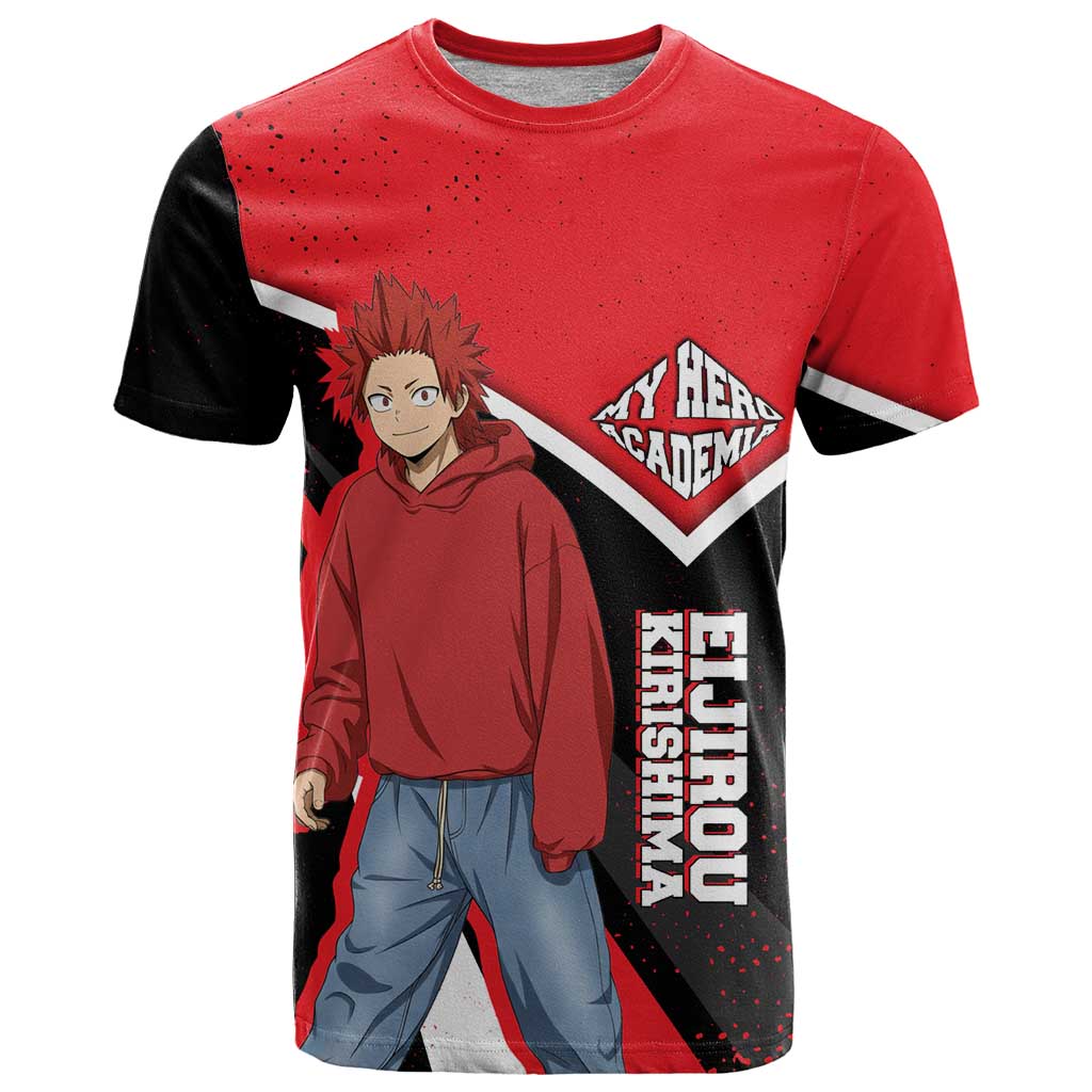 Eijirou Kirishima My Hero Academia T Shirt Bold Comic-Inspired Anime Style