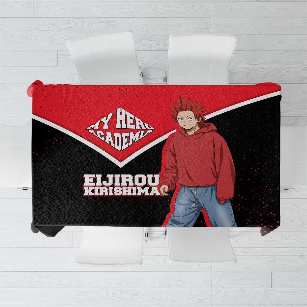 Eijirou Kirishima My Hero Academia Tablecloth Bold Comic-Inspired Anime Style