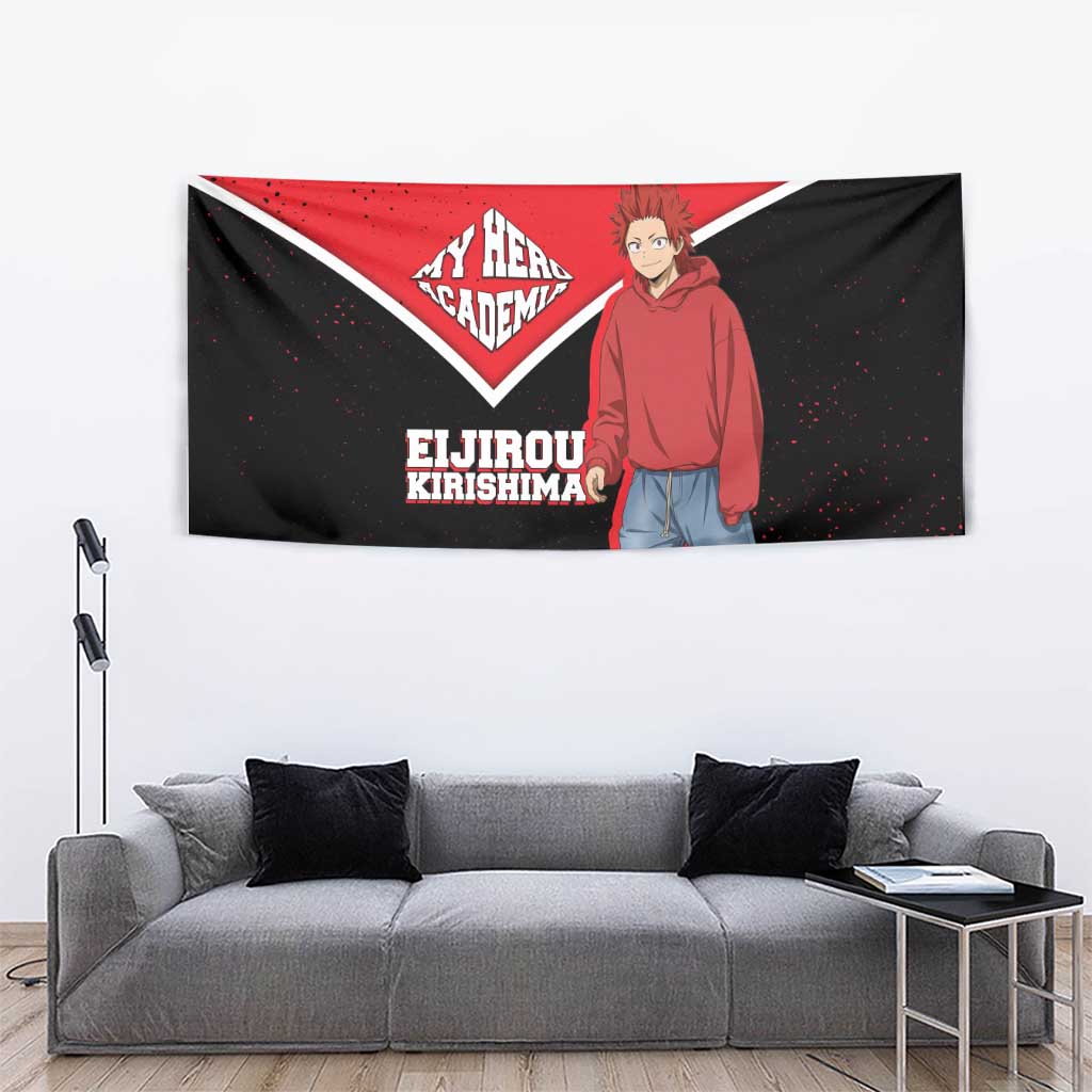 Eijirou Kirishima My Hero Academia Tapestry Bold Comic-Inspired Anime Style