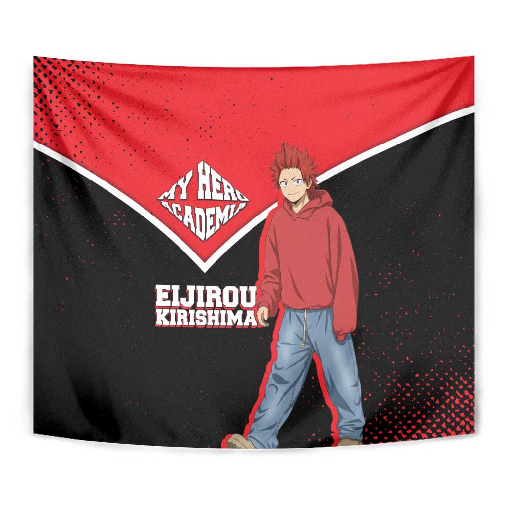 Eijirou Kirishima My Hero Academia Tapestry Bold Comic-Inspired Anime Style