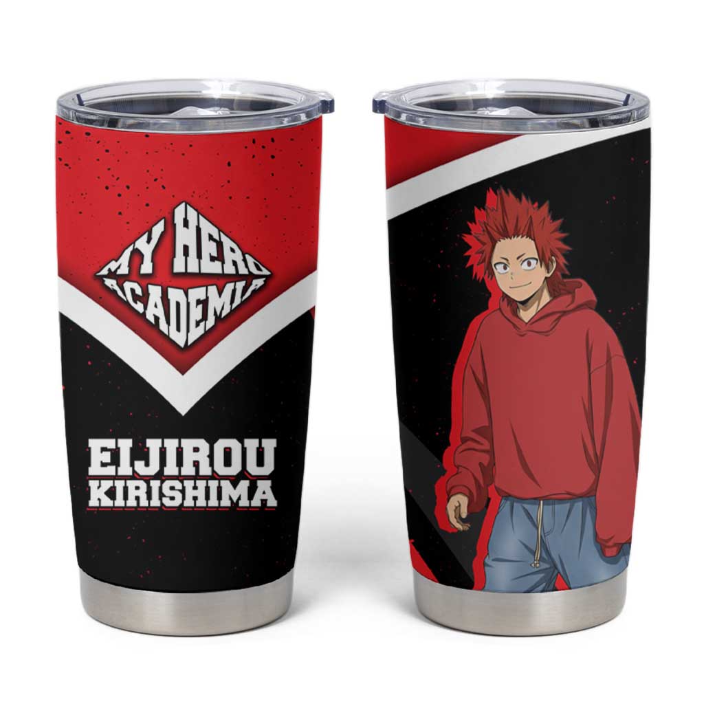 Eijirou Kirishima My Hero Academia Tumbler Cup Bold Comic-Inspired Anime Style