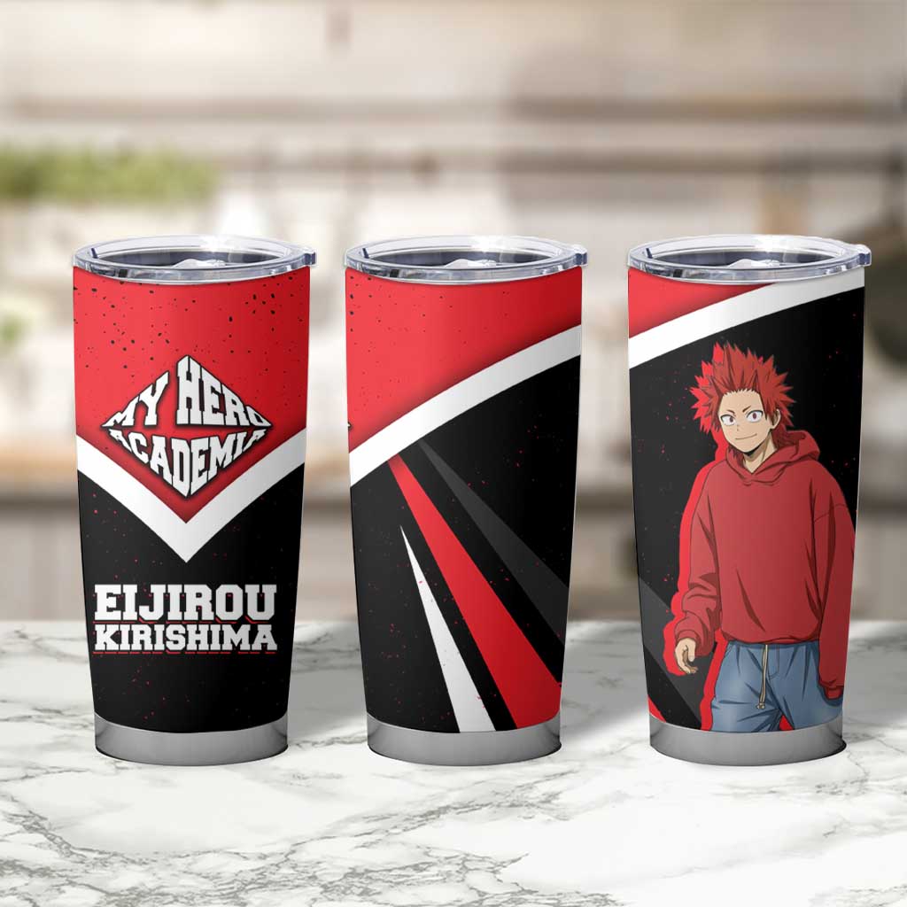 Eijirou Kirishima My Hero Academia Tumbler Cup Bold Comic-Inspired Anime Style