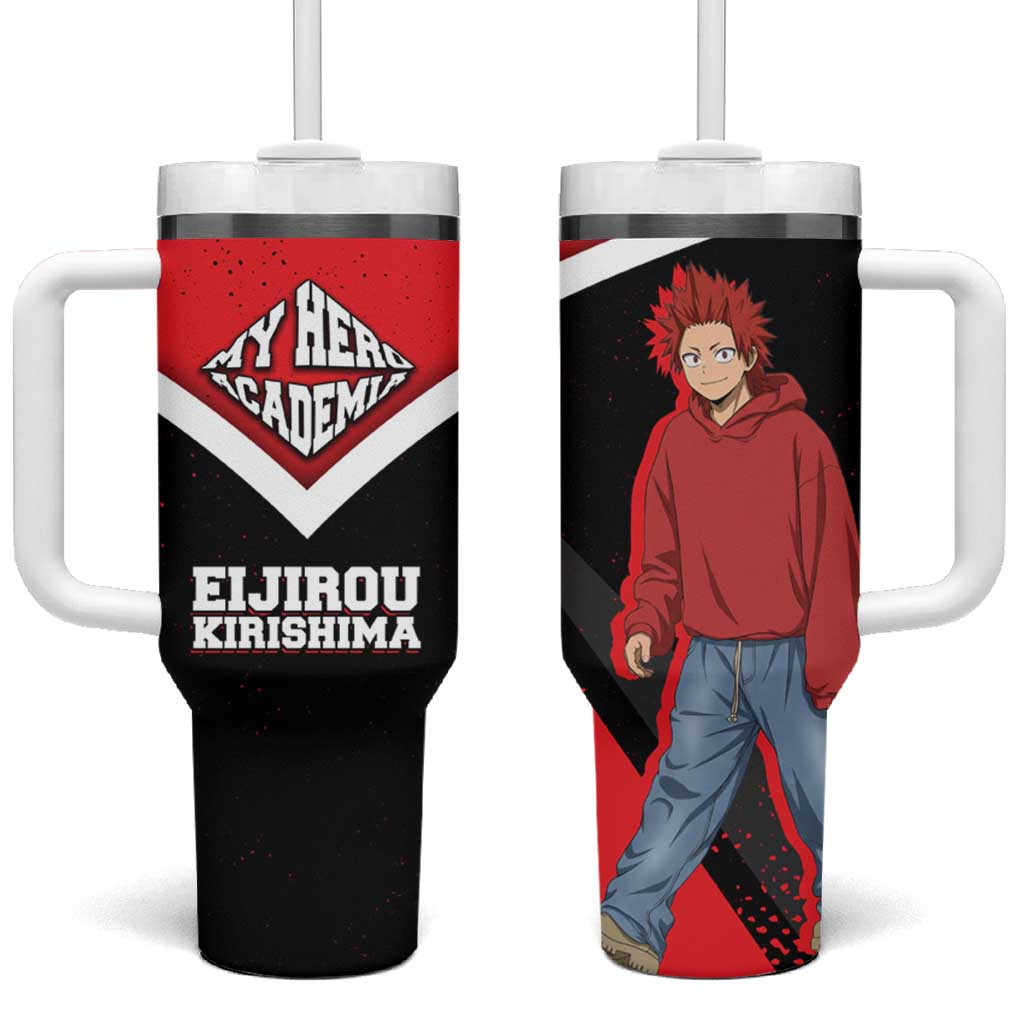 Eijirou Kirishima My Hero Academia Tumbler With Handle Bold Comic-Inspired Anime Style