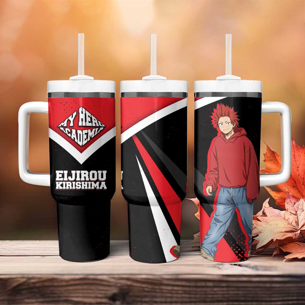 Eijirou Kirishima My Hero Academia Tumbler With Handle Bold Comic-Inspired Anime Style