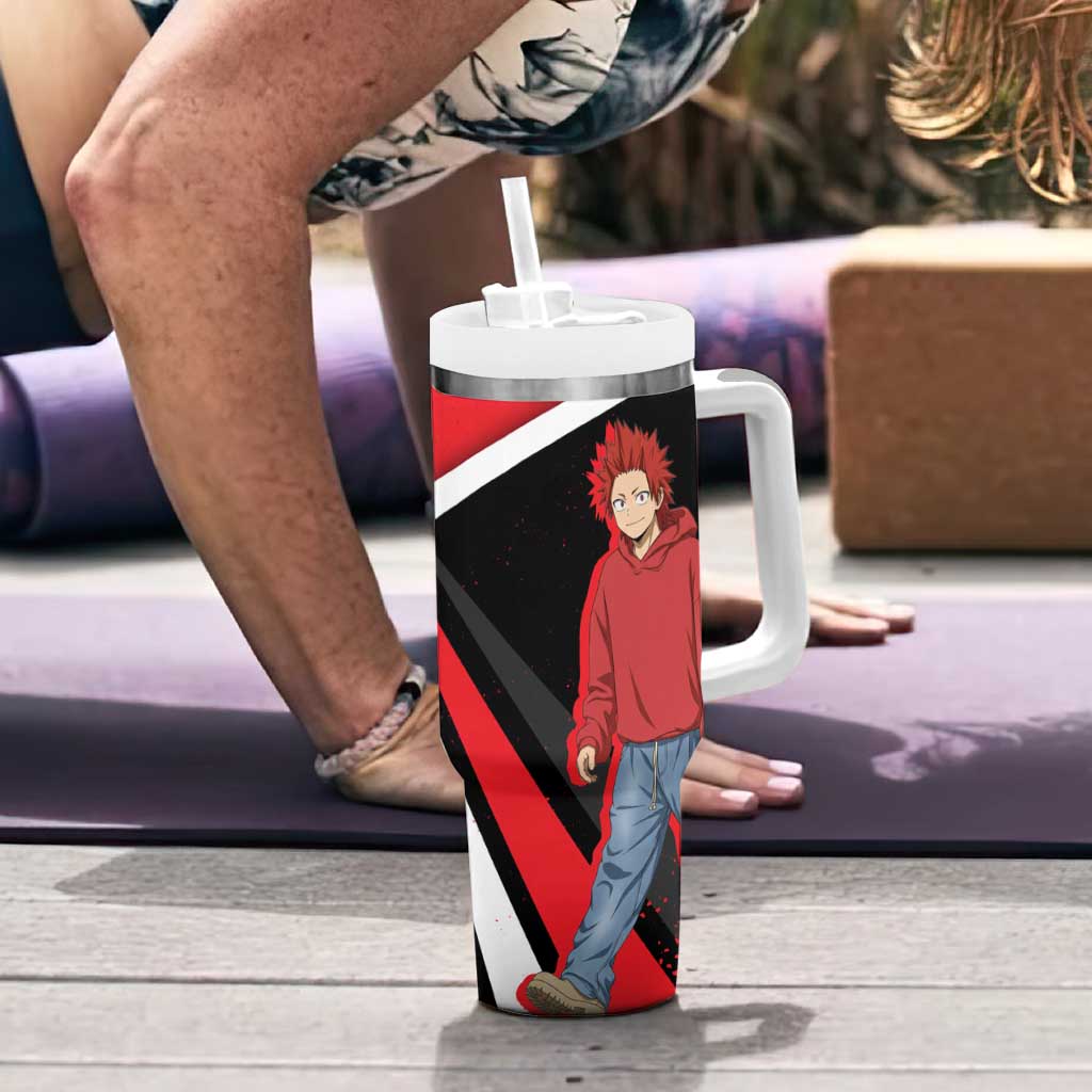 Eijirou Kirishima My Hero Academia Tumbler With Handle Bold Comic-Inspired Anime Style