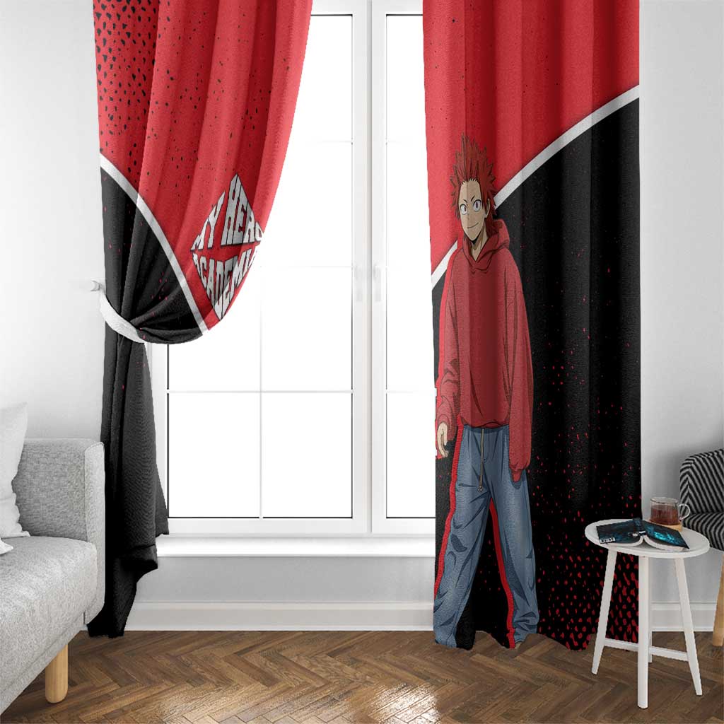 Eijirou Kirishima My Hero Academia Window Curtain Bold Comic-Inspired Anime Style