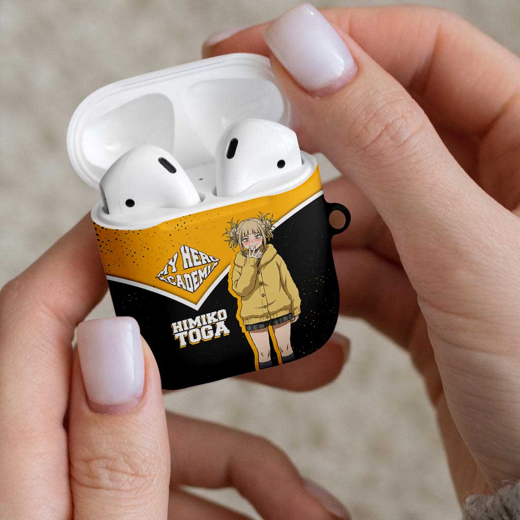 Himiko Toga My Hero Academia AirPods Case Anime Grunge Splatter Graphic Style