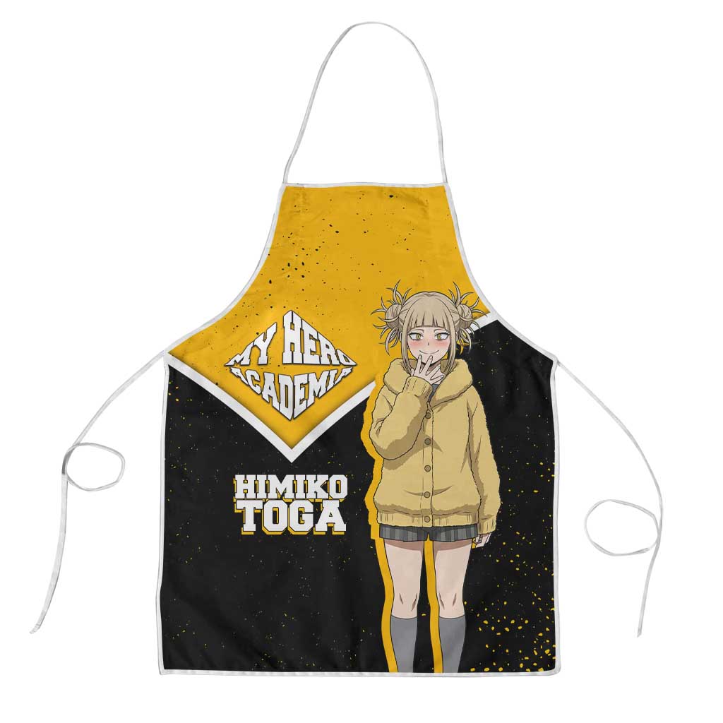 Himiko Toga My Hero Academia Apron Anime Grunge Splatter Graphic Style