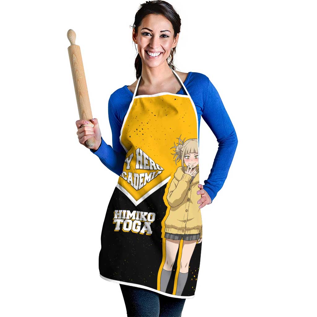 Himiko Toga My Hero Academia Apron Anime Grunge Splatter Graphic Style