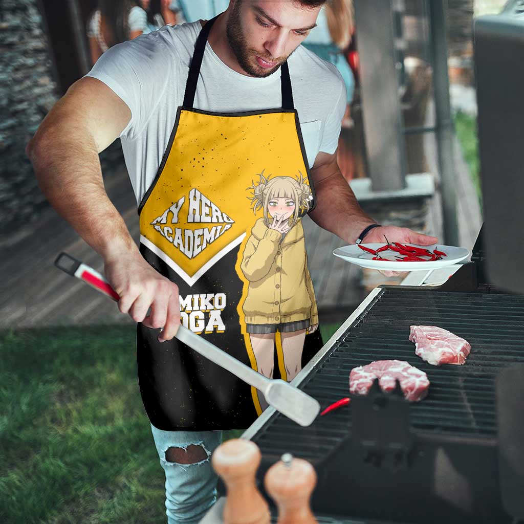 Himiko Toga My Hero Academia Apron Anime Grunge Splatter Graphic Style