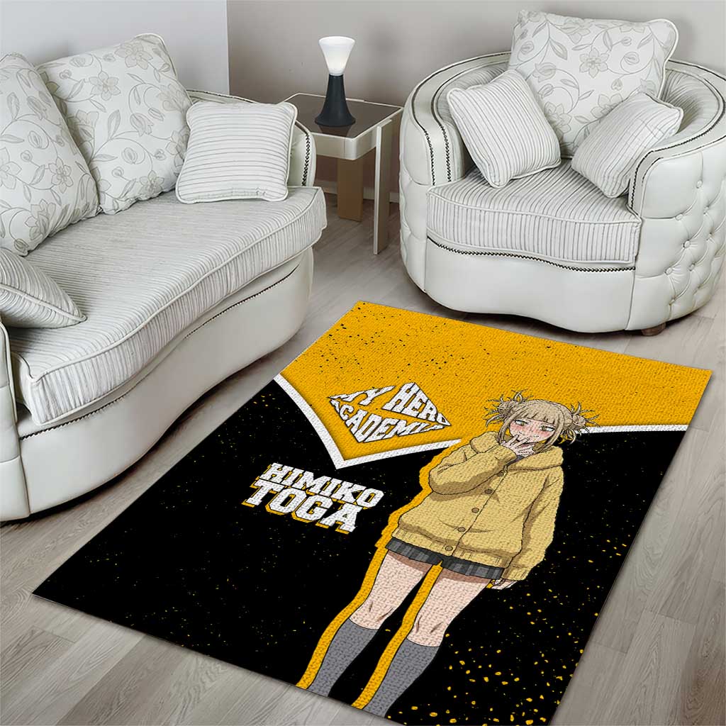 Himiko Toga My Hero Academia Area Rug Anime Grunge Splatter Graphic Style