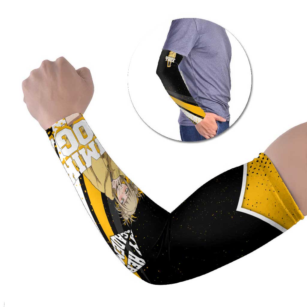 Himiko Toga My Hero Academia Arm Sleeves Anime Grunge Splatter Graphic Style