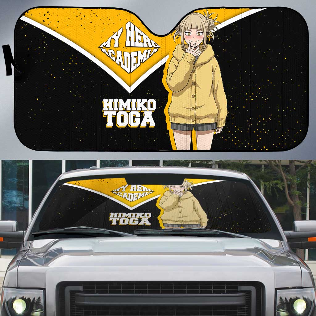 Himiko Toga My Hero Academia Auto Sun Shade Anime Grunge Splatter Graphic Style