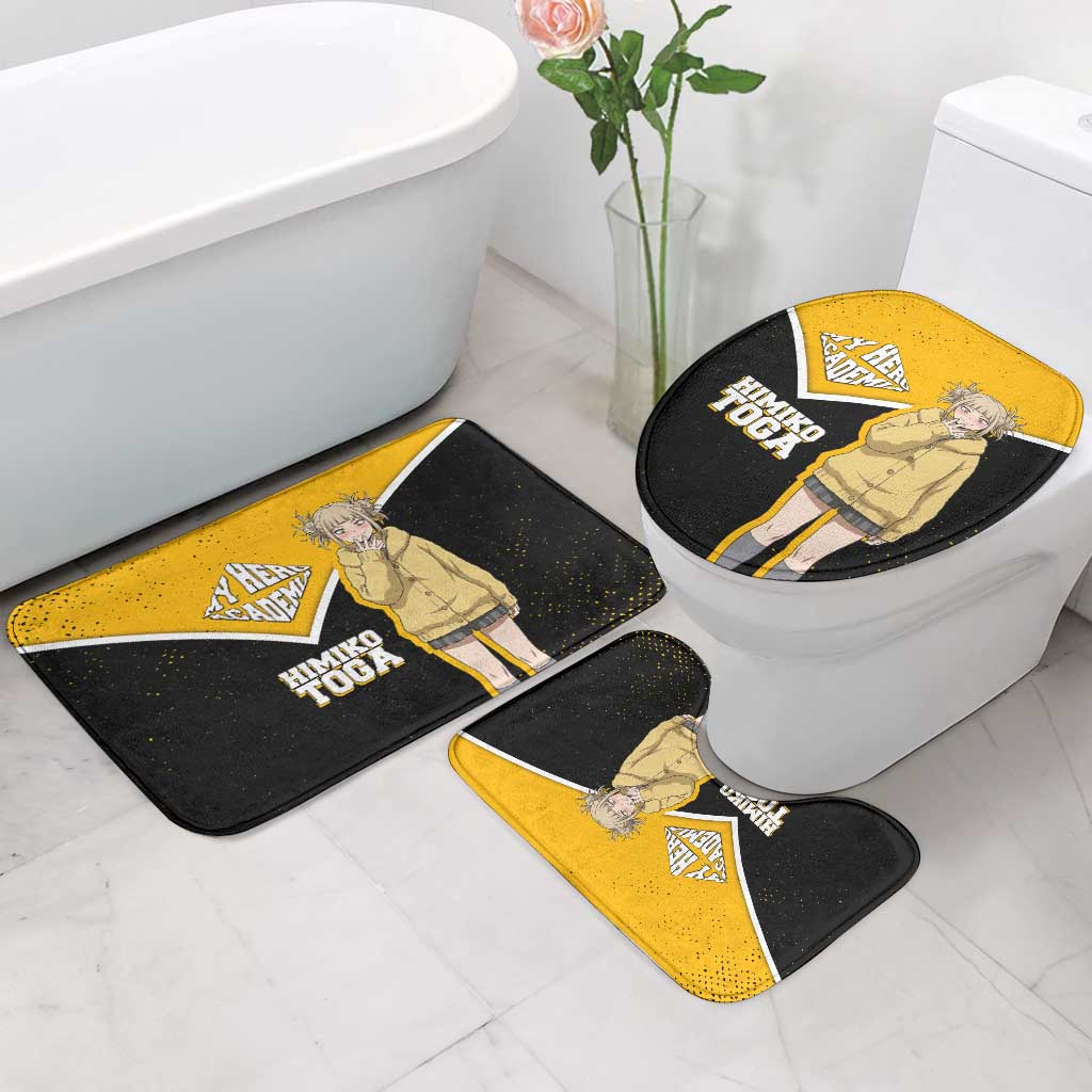 Himiko Toga My Hero Academia Bathroom Set Anime Grunge Splatter Graphic Style