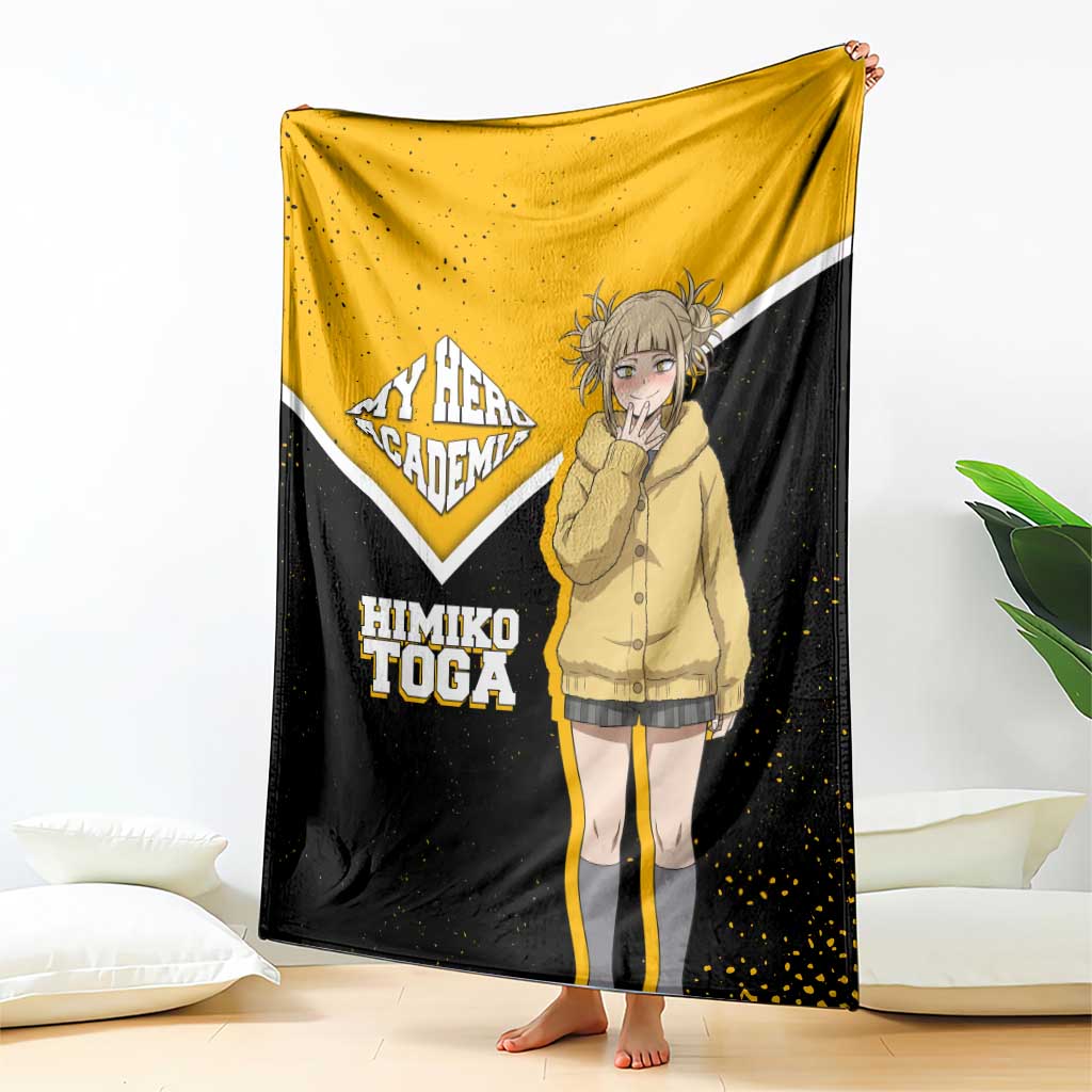 Himiko Toga My Hero Academia Blanket Anime Grunge Splatter Graphic Style