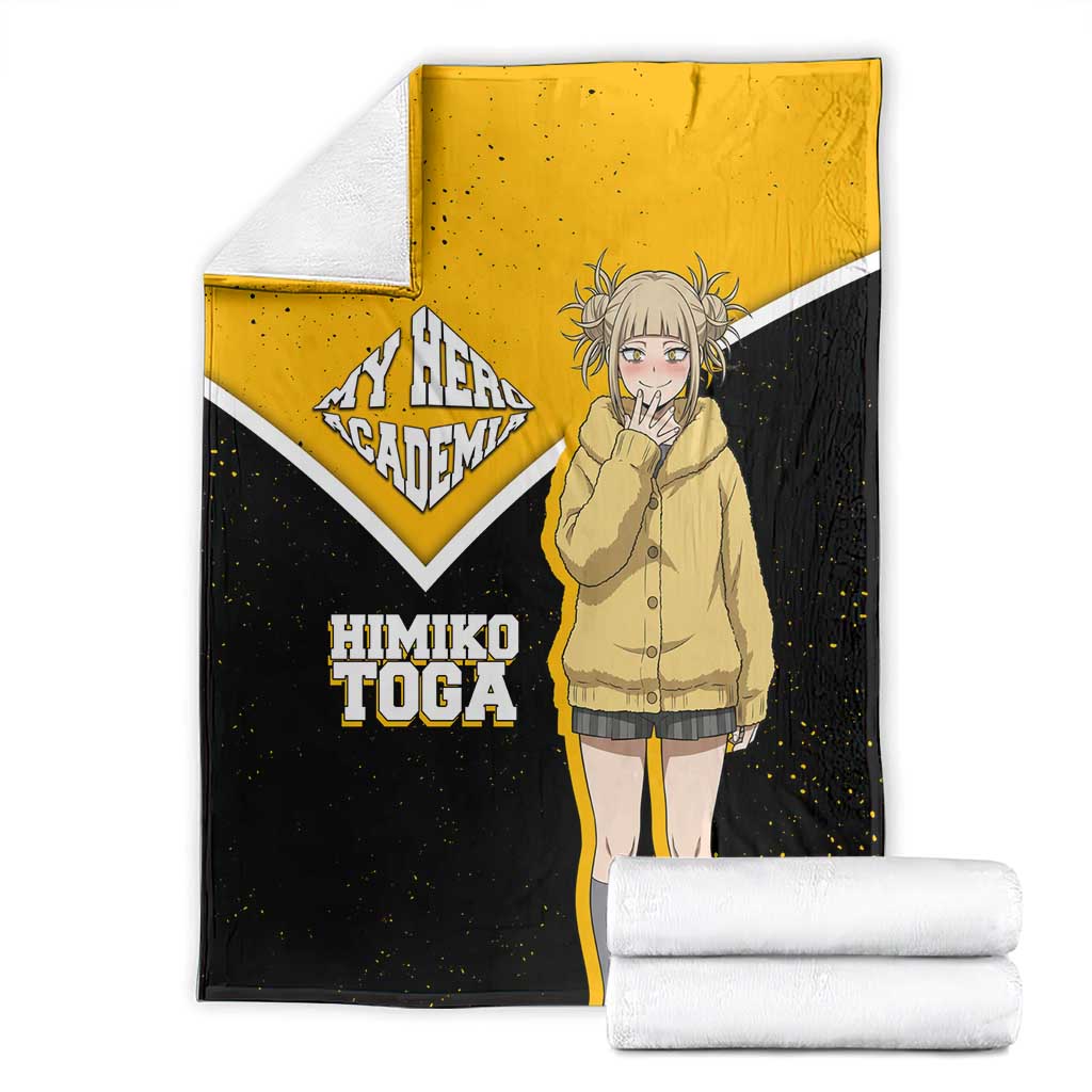 Himiko Toga My Hero Academia Blanket Anime Grunge Splatter Graphic Style