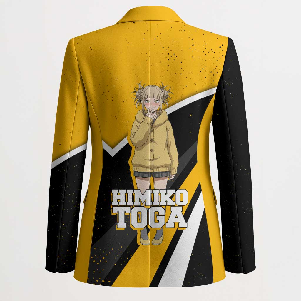 Himiko Toga My Hero Academia Blazer Anime Grunge Splatter Graphic Style