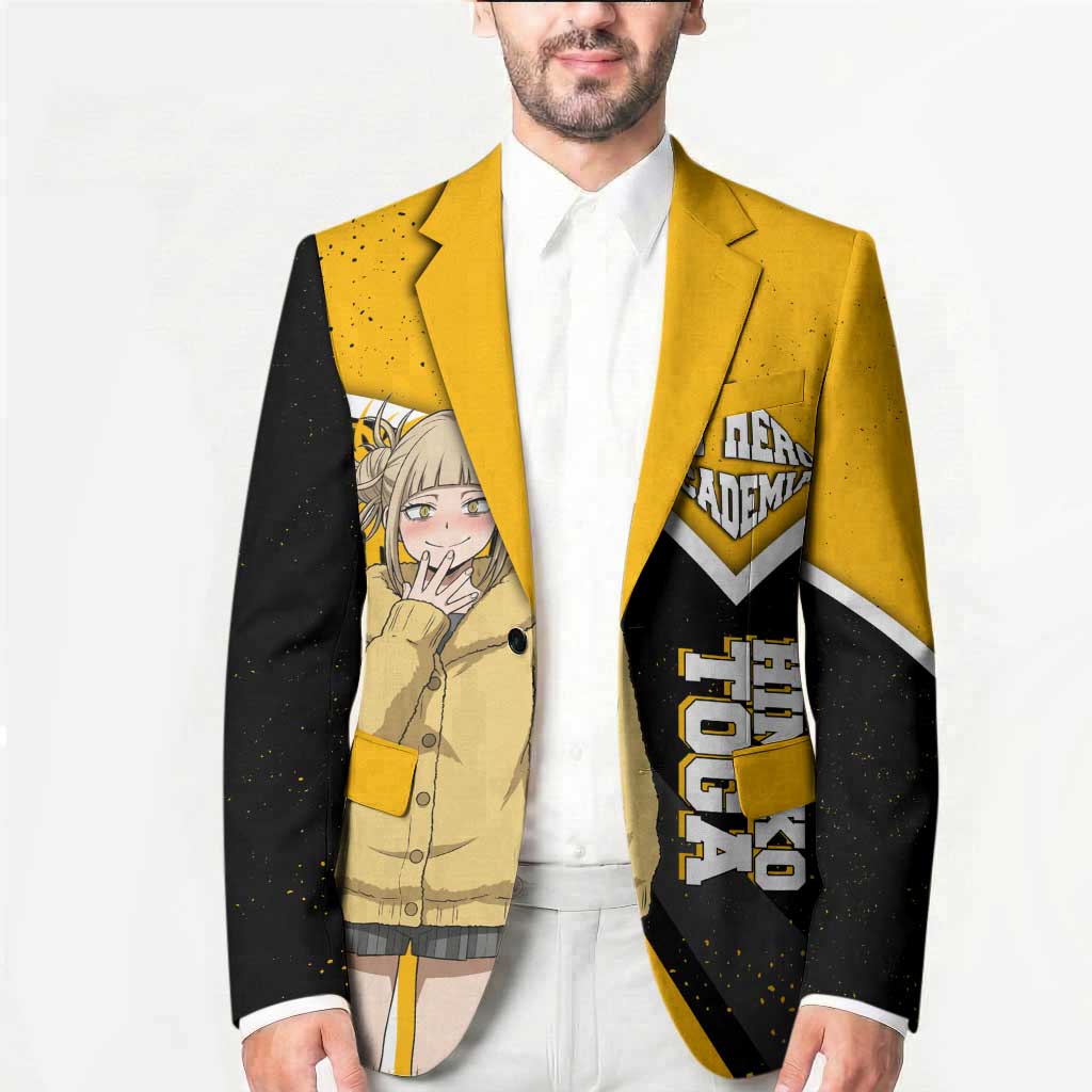 Himiko Toga My Hero Academia Blazer Anime Grunge Splatter Graphic Style