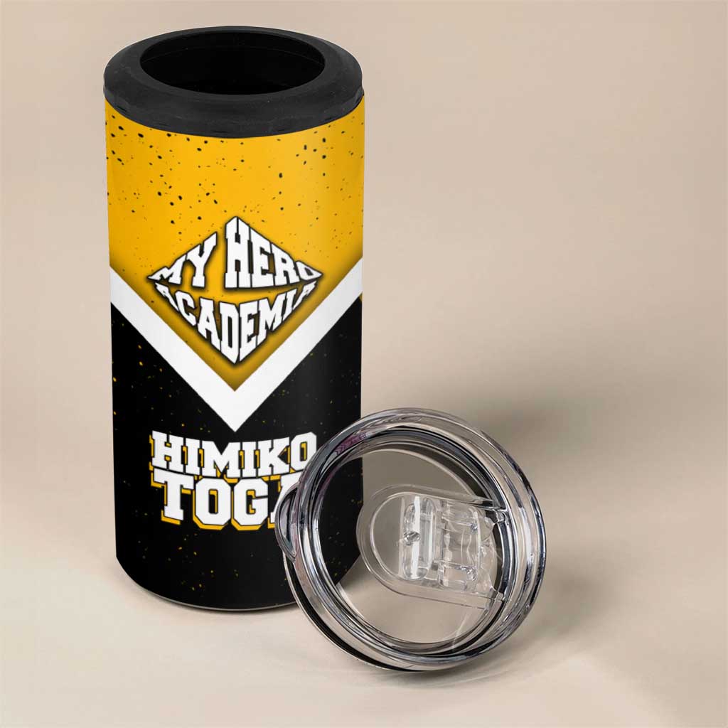 Himiko Toga My Hero Academia 4 in 1 Can Cooler Tumbler Anime Grunge Splatter Graphic Style