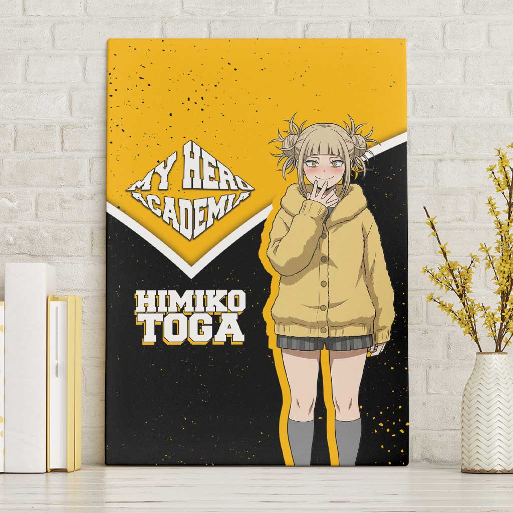 Himiko Toga My Hero Academia Canvas Wall Art Anime Grunge Splatter Graphic Style