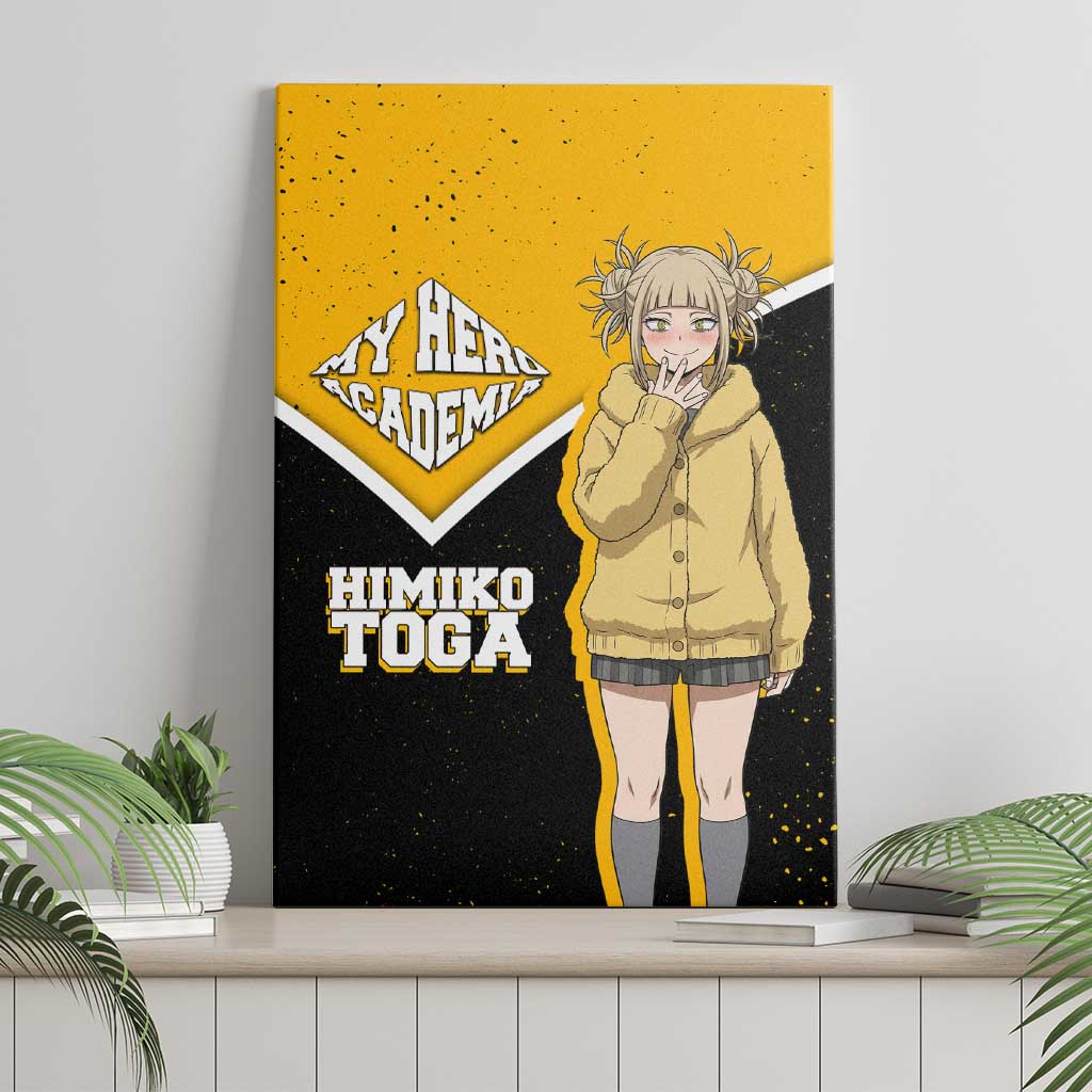 Himiko Toga My Hero Academia Canvas Wall Art Anime Grunge Splatter Graphic Style