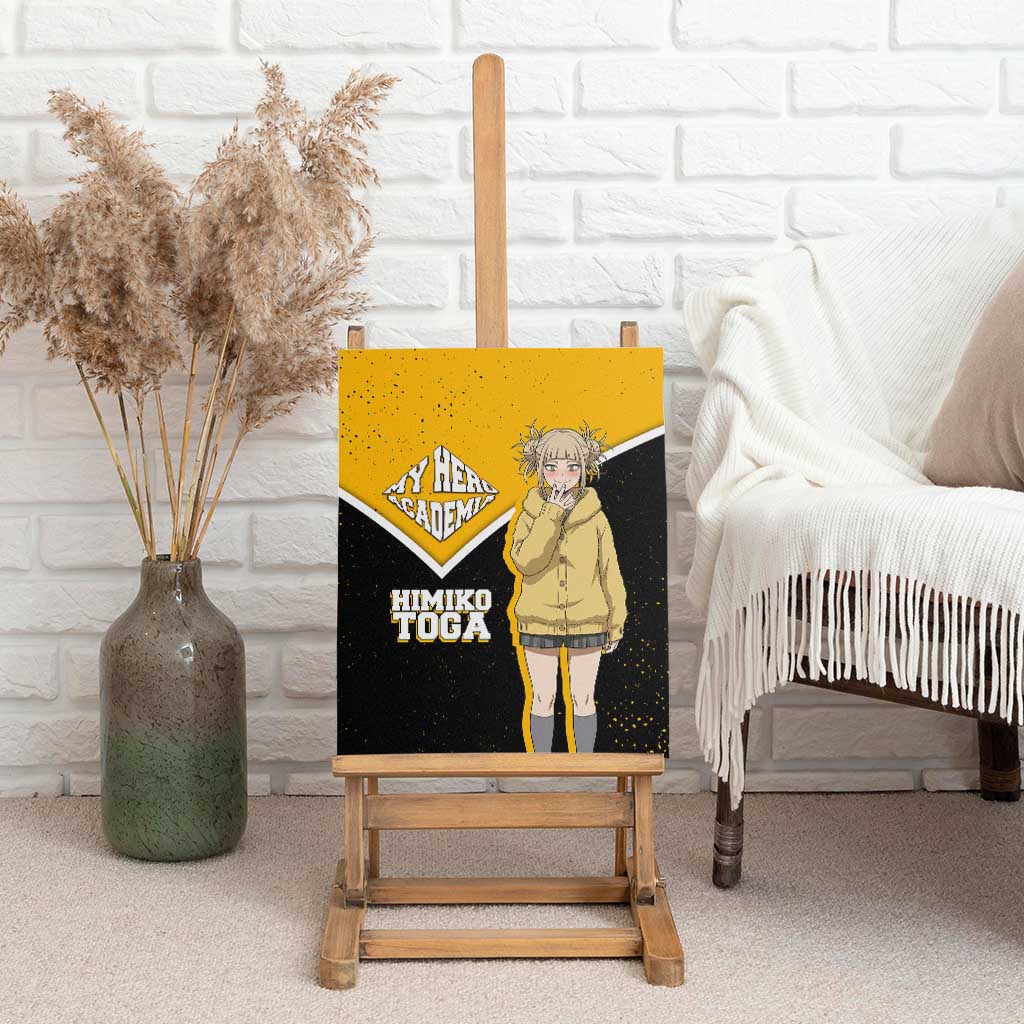 Himiko Toga My Hero Academia Canvas Wall Art Anime Grunge Splatter Graphic Style