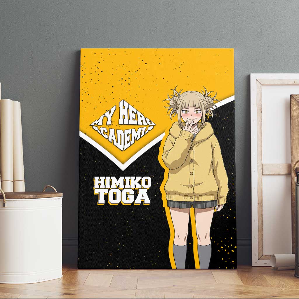 Himiko Toga My Hero Academia Canvas Wall Art Anime Grunge Splatter Graphic Style