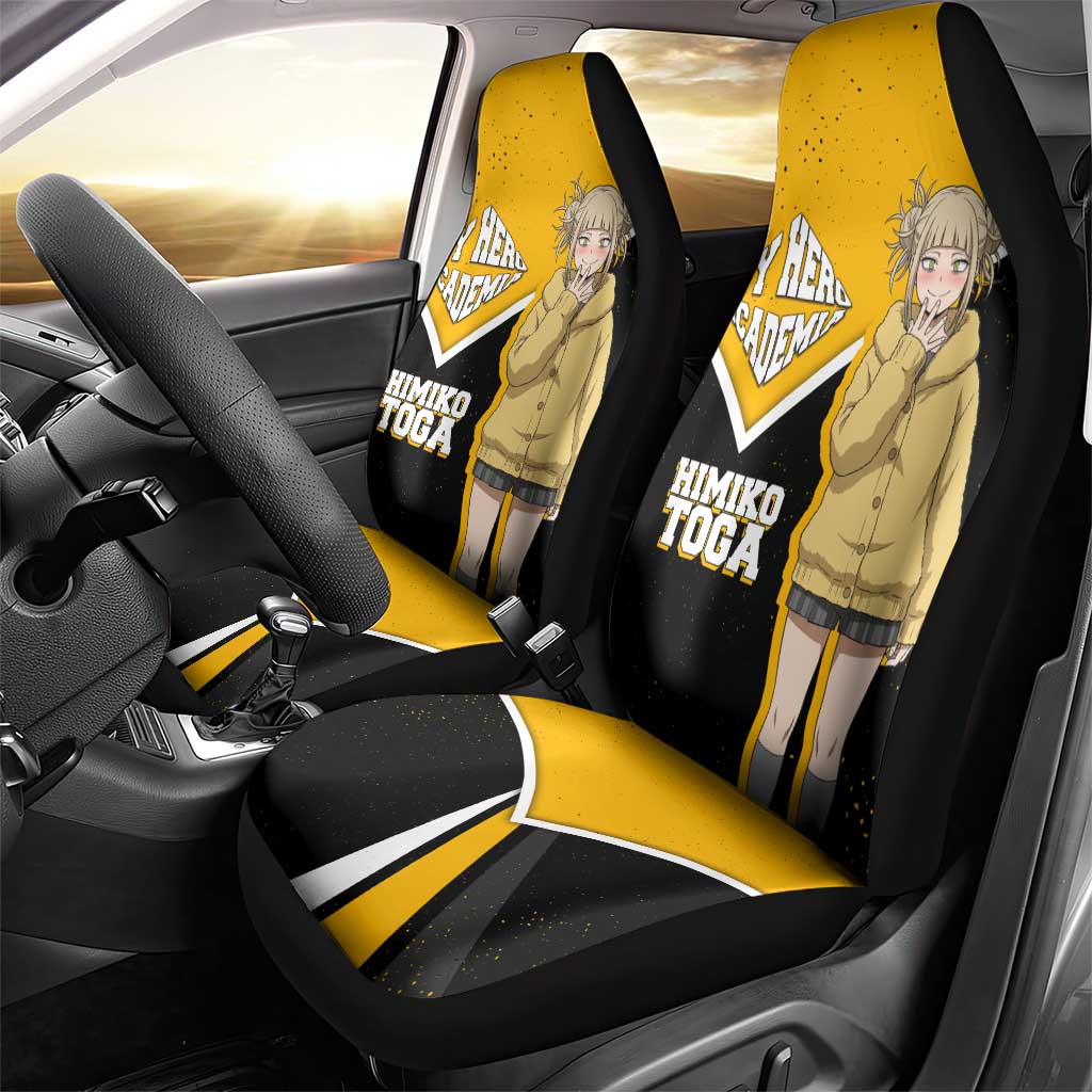 Himiko Toga My Hero Academia Car Seat Cover Anime Grunge Splatter Graphic Style