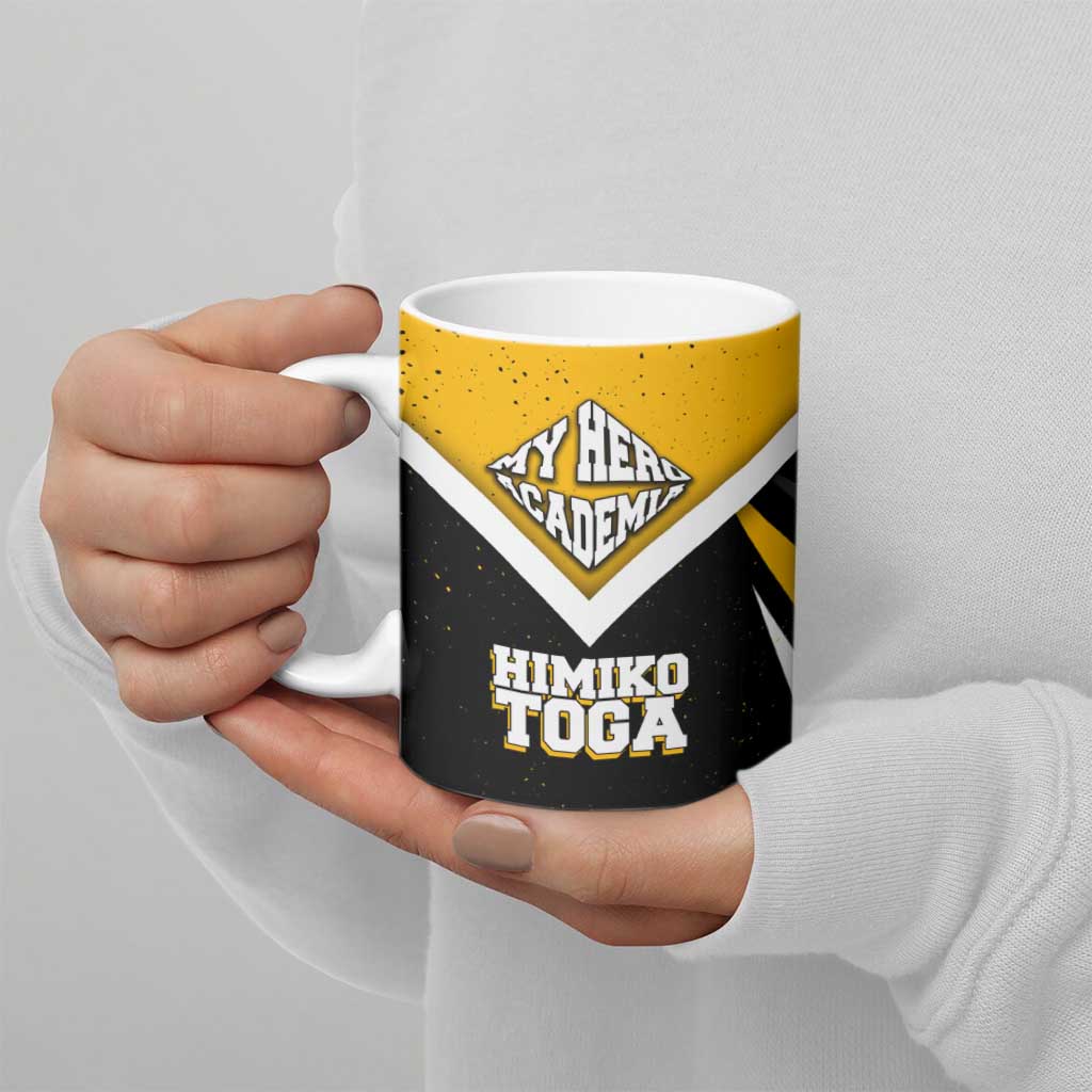 Himiko Toga My Hero Academia Ceramic Mug Anime Grunge Splatter Graphic Style